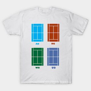 all tennis grand slam tshirt