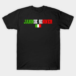 Jannik Sinner Italian Tennis Player Tshirt