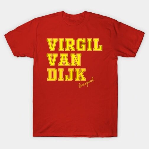 LIVERPOOL FOOTBALLER - VIRGIL VAN DIJK - Virgil Van Dijk - T-Shirt
