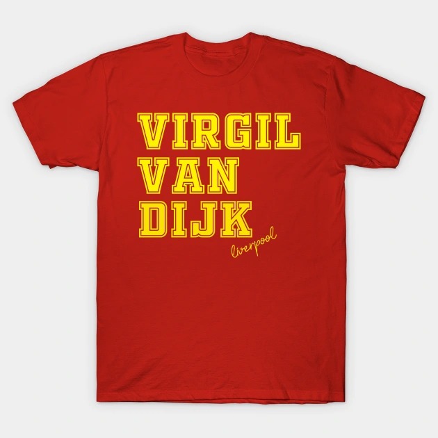LIVERPOOL FOOTBALLER - VIRGIL VAN DIJK - Virgil Van Dijk - T-Shirt