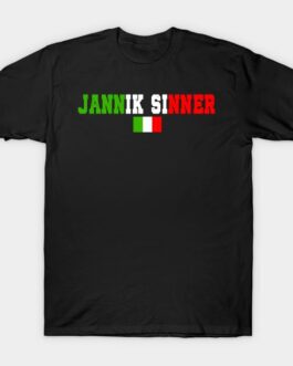 Jannik Sinner Custom Tennis T-shirt