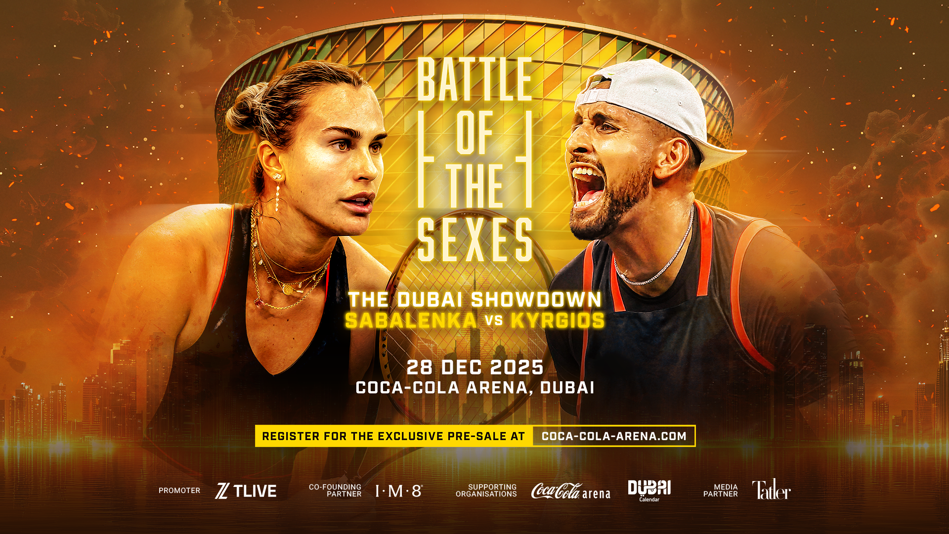 battle of the sexes 2025 kyrgios vs sabalenka