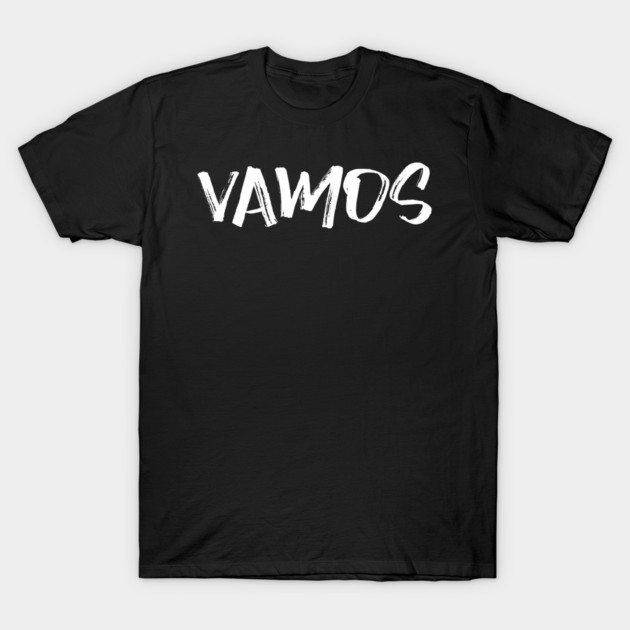 Vamos Nadal t-shirt with bold black text honoring Rafael Nadal Spanish tennis legend and King of Clay
